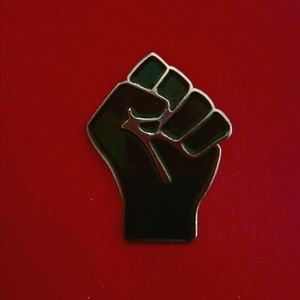 Black Lives Matter BLM Fist Enamel Pin